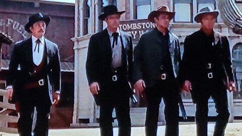 Gunfight at the O.K. Corral- Burt Lancaster, Kirk Douglas, Rhonda Fleming- 1957 IMDB 7.1/10
