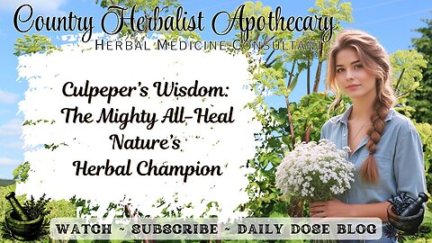 Culpeper’s Wisdom: The Mighty All-Heal – Nature’s Herbal Champion
