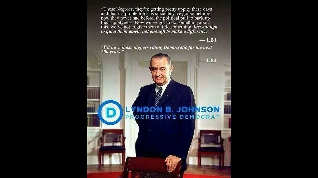 more Black voters ditching liberal hypocrite satanic democrat lyndon b johnson plantation cult klan