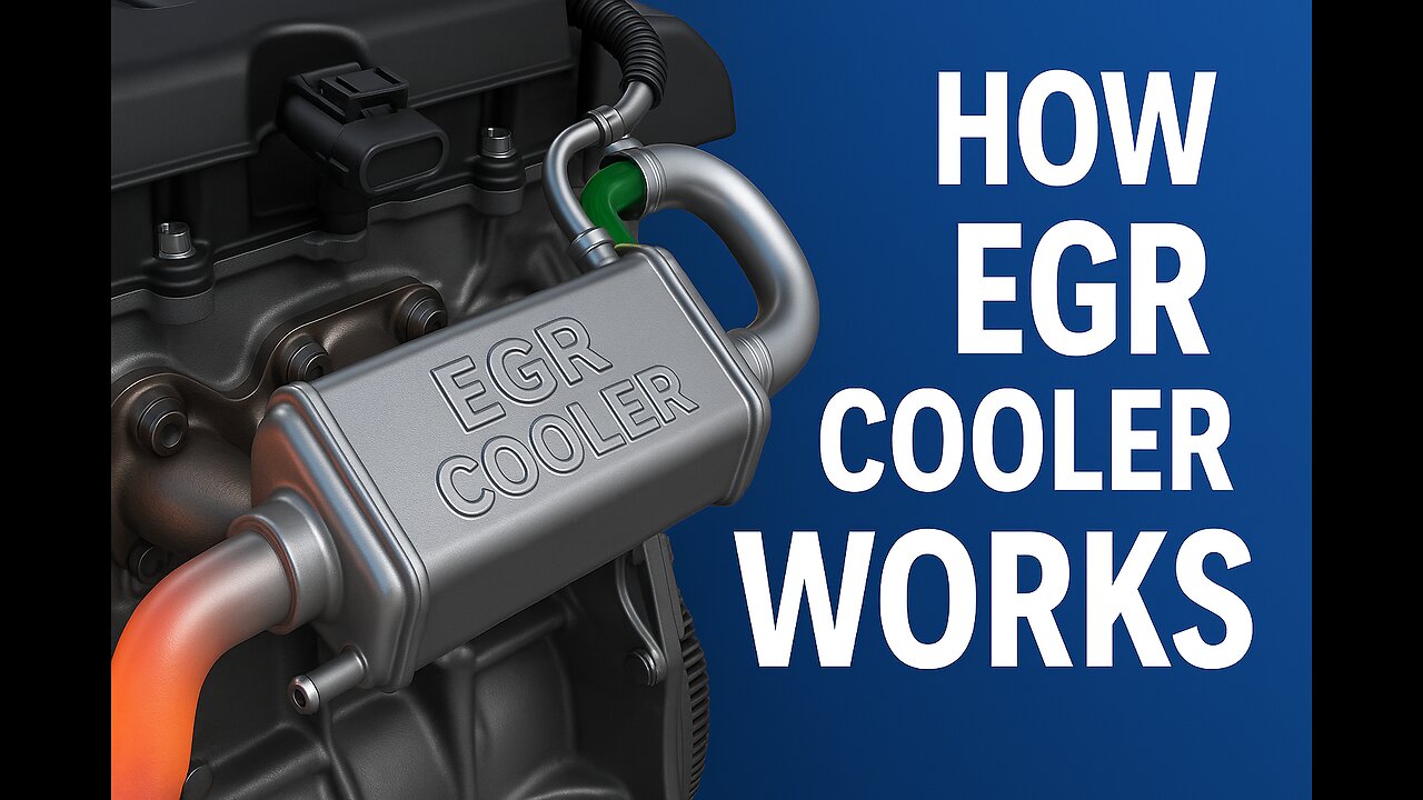 How EGR Cooler Works in a Car | Exhaust Gas Recirculation System Explained