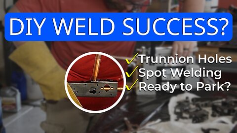 DIY AK-47: Trunnion Holes & Spot Welding with Budget Tools