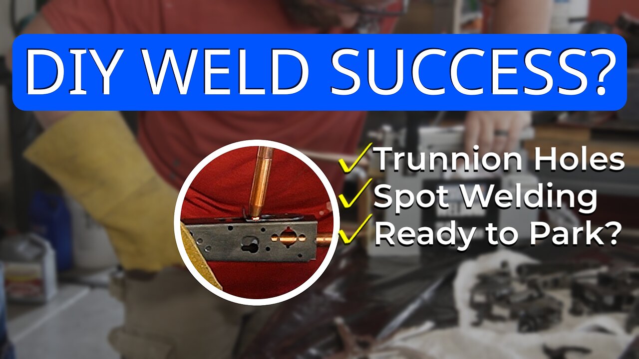 DIY AK-47: Trunnion Holes & Spot Welding with Budget Tools