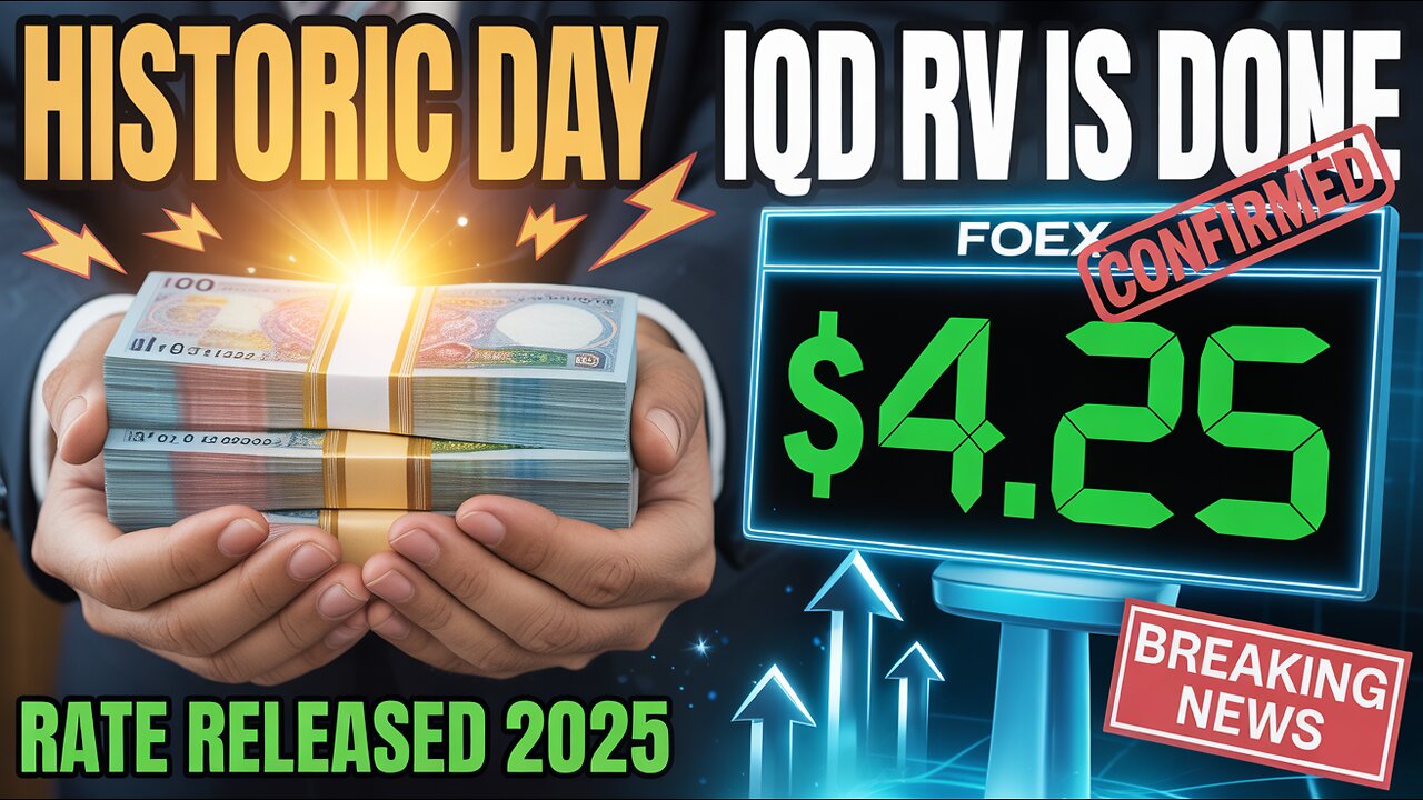 Historic Day! Iraqi Dinar RV is DONE – IQD Rate Finally Released 💥 Iraqi Dinar News