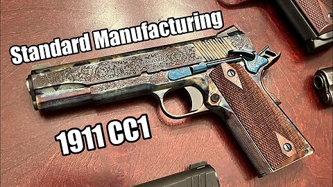 A Close Up Look at the Standard Manufacturing 1911CC1 - Color Case Hardened and Engraved