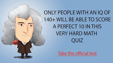 Challenging Mathematics Quiz