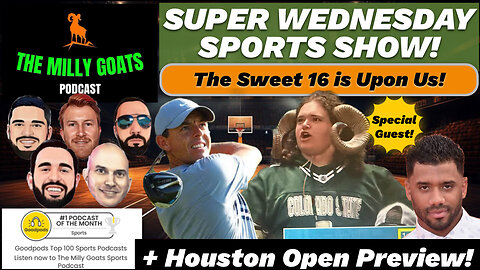 March Madness ICON Joins Us, Sweet 16 Preview, & Houston Open
