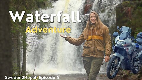 "Solo Female Motorcyclist finds Epic Waterfall during Rainy Adventure | [E05]"