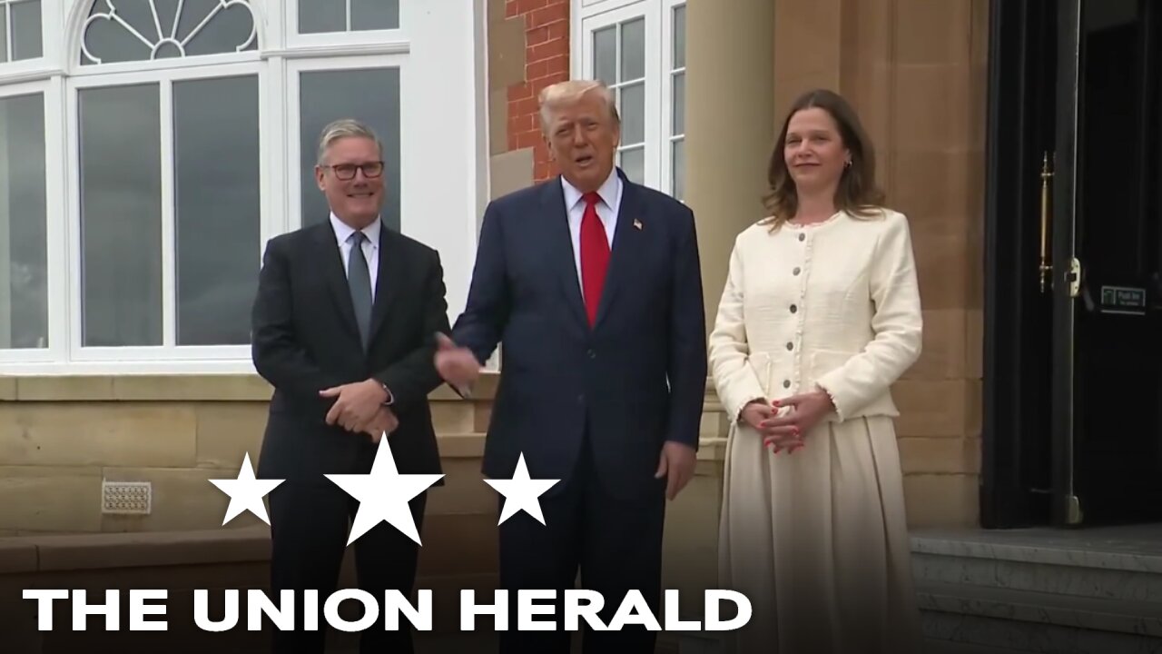 President Trump Greets UK Prime Minister Starmer