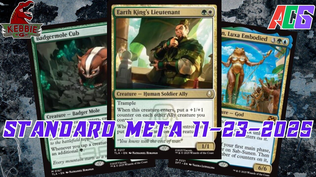 Watching The Standard Meta 11-17-25 to 11-23-25 | Magic the Gathering | MTG Metagame Analysis