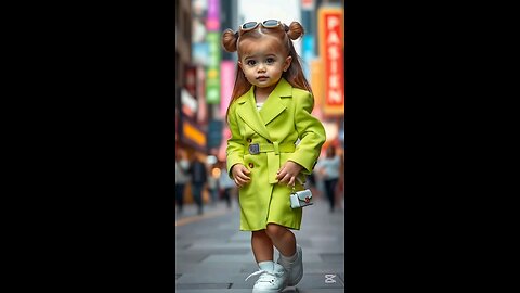 Charming Baby Fashionistas Rock the Runway! #shorts #viralvideo