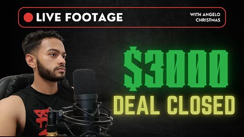 Closing a $3000 fitness deal *LIVE FOOTAGE*