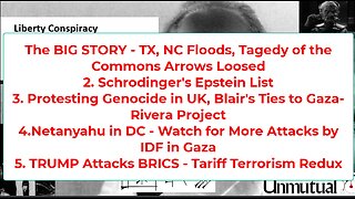 Liberty Conspiracy LIVE 7-7-25 Schrodinger's Epstein List, Netanyahu, Trump Targets BRICS