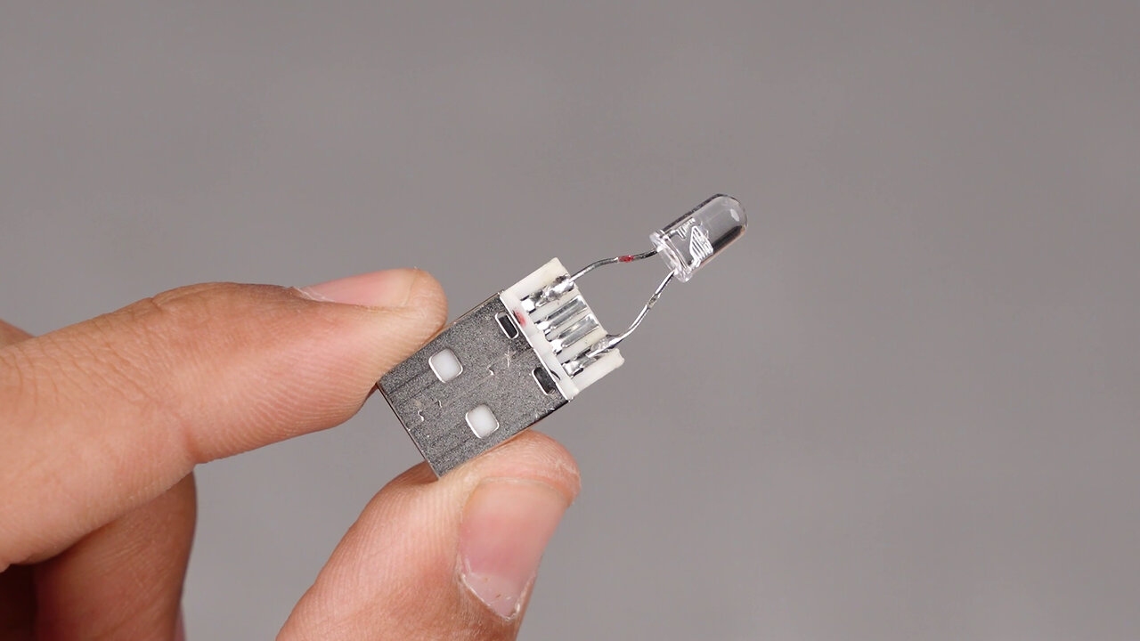 Make RGB Light from wasted USB
