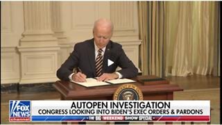 Congress Prepares To Investigate Validity Of Biden 'Autopen' Signatures