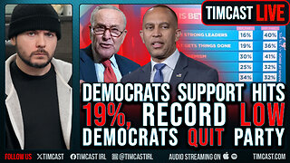 Democrat Support Falls To RECORD LOW 19%, GOP At 40%, Democrats QUIT Party