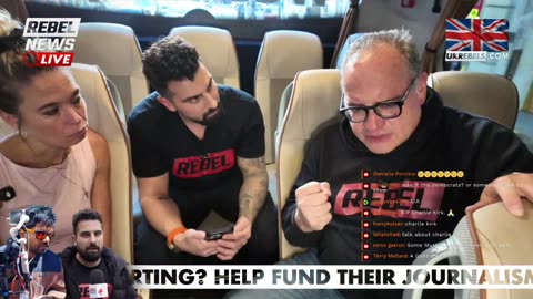 🔴 LIVE from the free speech tour bus in London