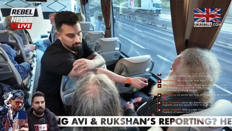 🔴 LIVE from the free speech tour bus in London
