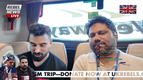 🔴 LIVE from the free speech tour bus in London