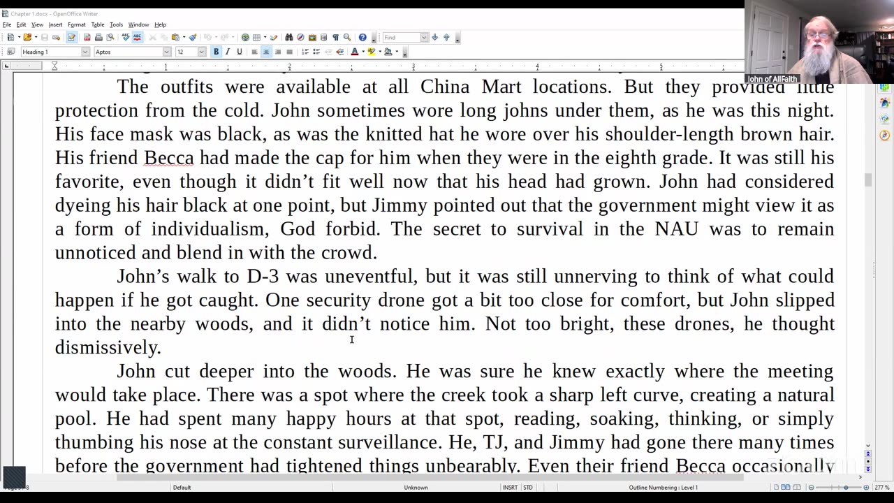 LIVE Reading of "Below We Stand with author John of AllFaith