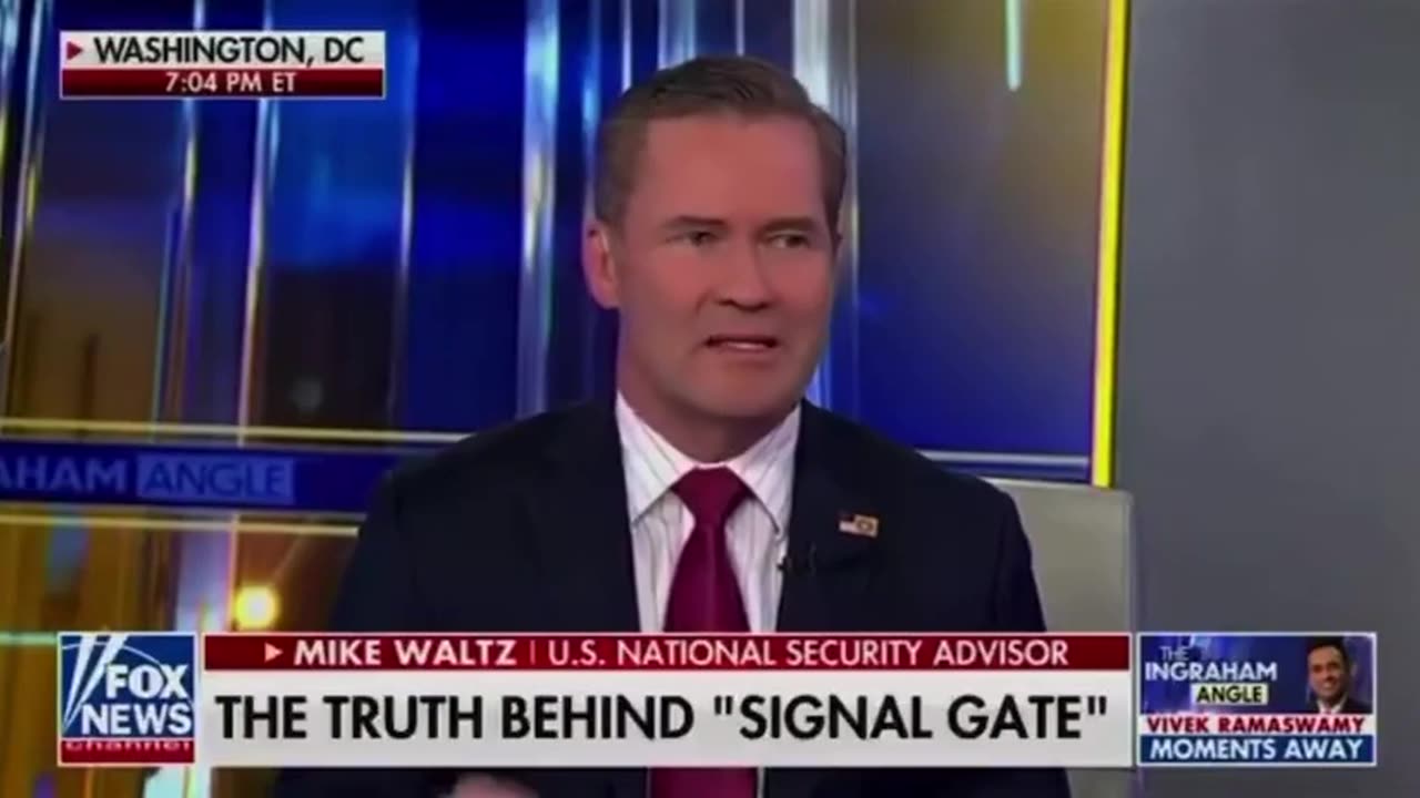 NSA Mike Waltz questions how Atlantic "journalist" got on the Signal call