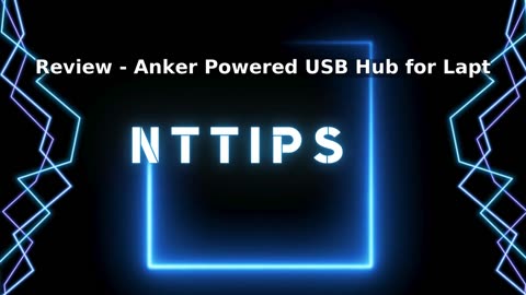 Anker Powered USB Hub for Laptop, 7 Ports USB 3.0 Data Hub, with 36W Power Adapt