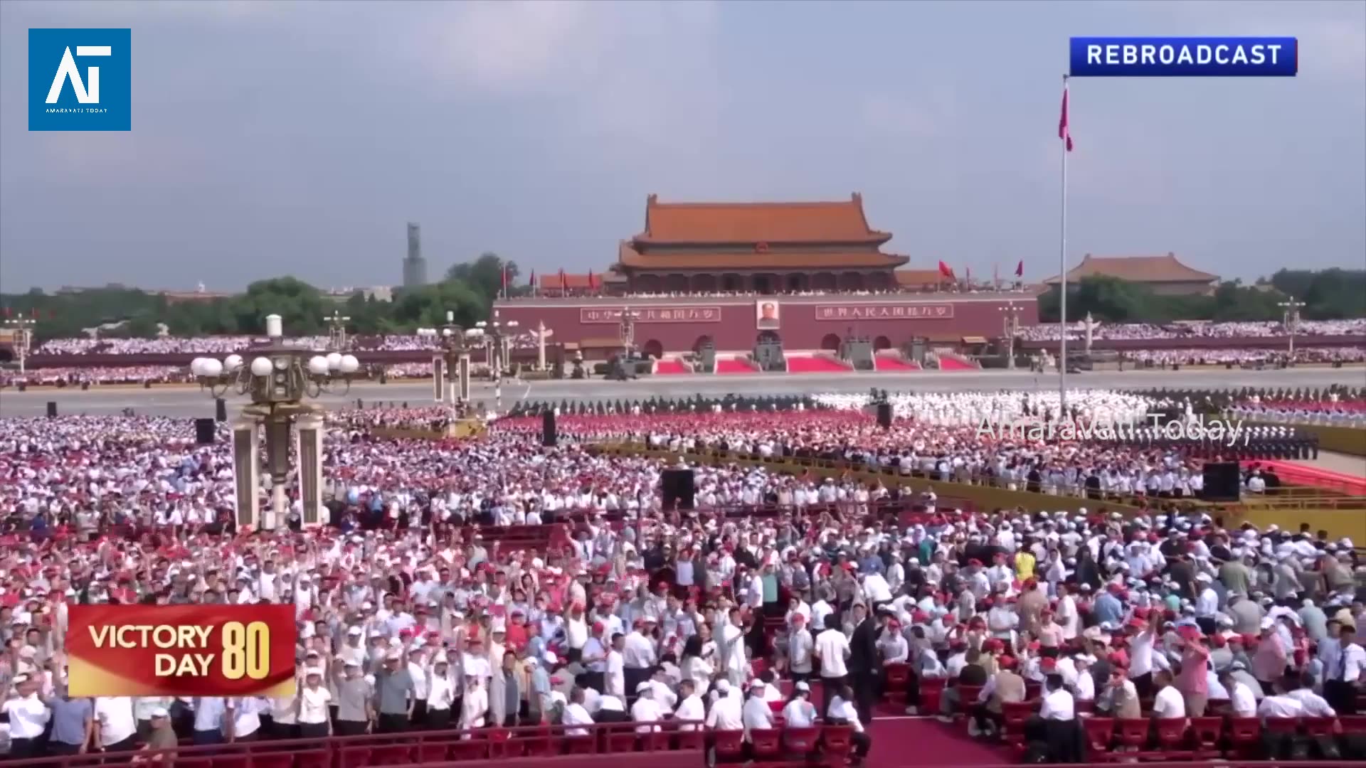 Xi, Putin & Kim Unite at China’s 80th WWII Parade | China Politics | Amaravati Today