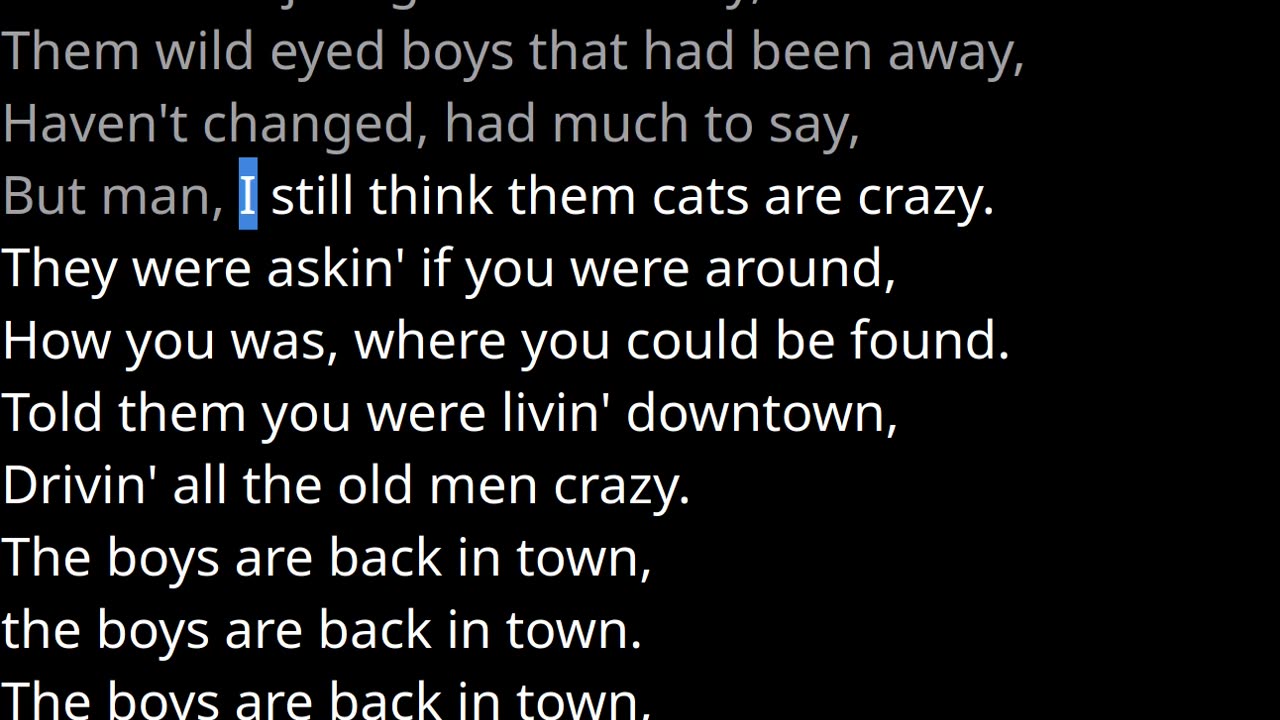Thin Lizzy Boys are back in town Vocals