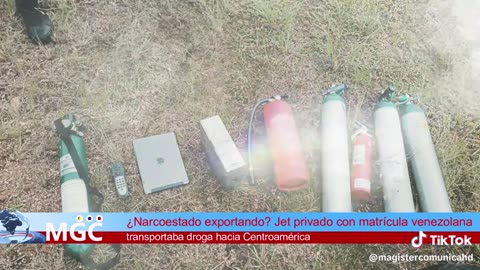 Jet privado con matrícula venezolana transportaba droga hacia Centroamérica