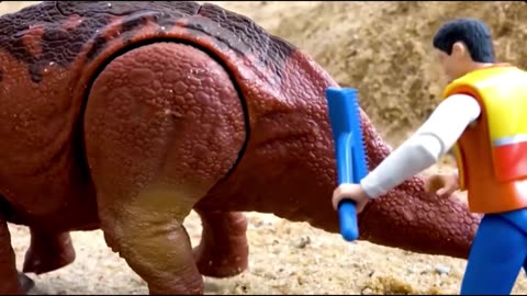 Toy Construction Heroes: Excavator & Dump Truck Rescue!