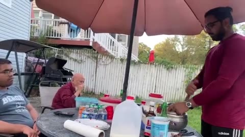 Holiday Family Barbecue at Our Backyard