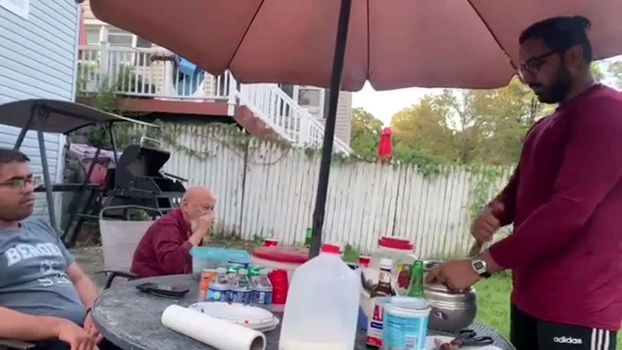 Holiday Family Barbecue at Our Backyard