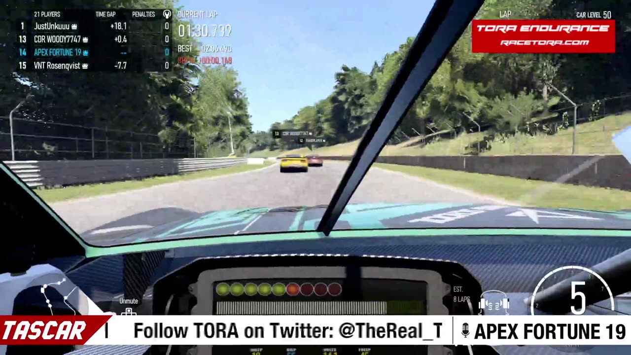 TORA | TASCAR | ROUND 4 | ROAD AMERICA | Live Onboard #119 | APEX DRIVING SCHOOL