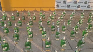 Botellas de contrabando incautadas