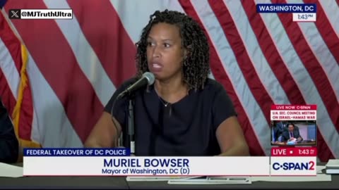 Mayor Bowser admits All Crime has gone down in ADC