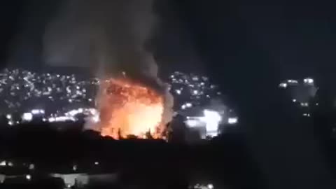 MOMENT airstrike HITS near Fort Tiuna in Caracas, Venezuela