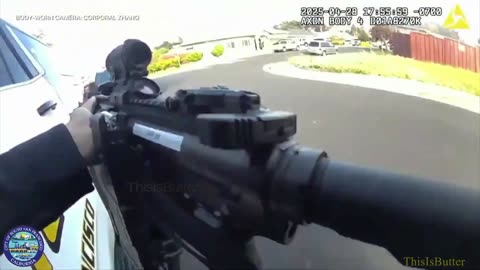 Bodycam, drone video show moments during fatal South SF police shootout with suspect
