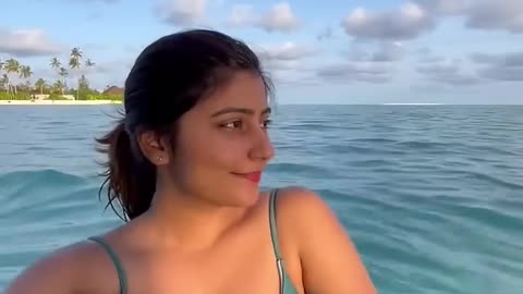 Hello from paradise! 😍 #Maldives #Shorts