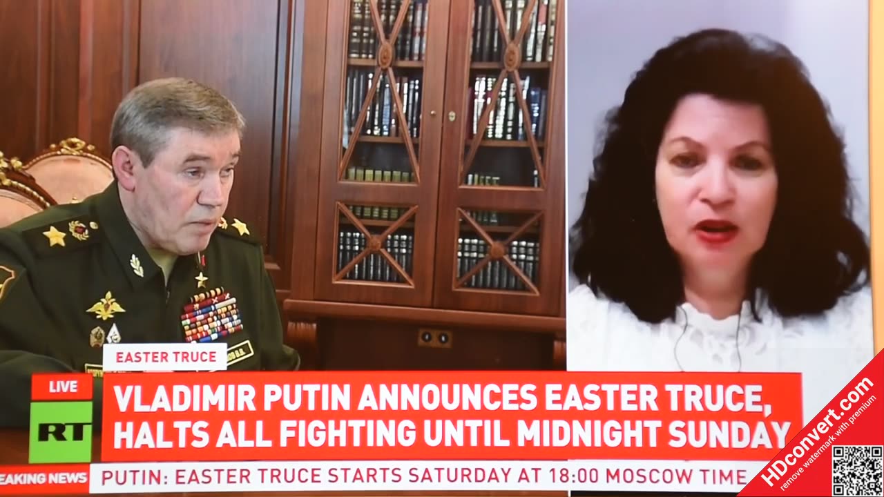 My Comments on RT:President Vladimir Putin's order for the Easter truce