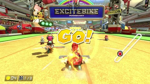 #MarioKart8Deluxe August Edition RAce One: Excitebike Arena