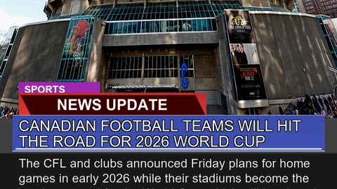 Canadian Football Teams Will Hit the Road for