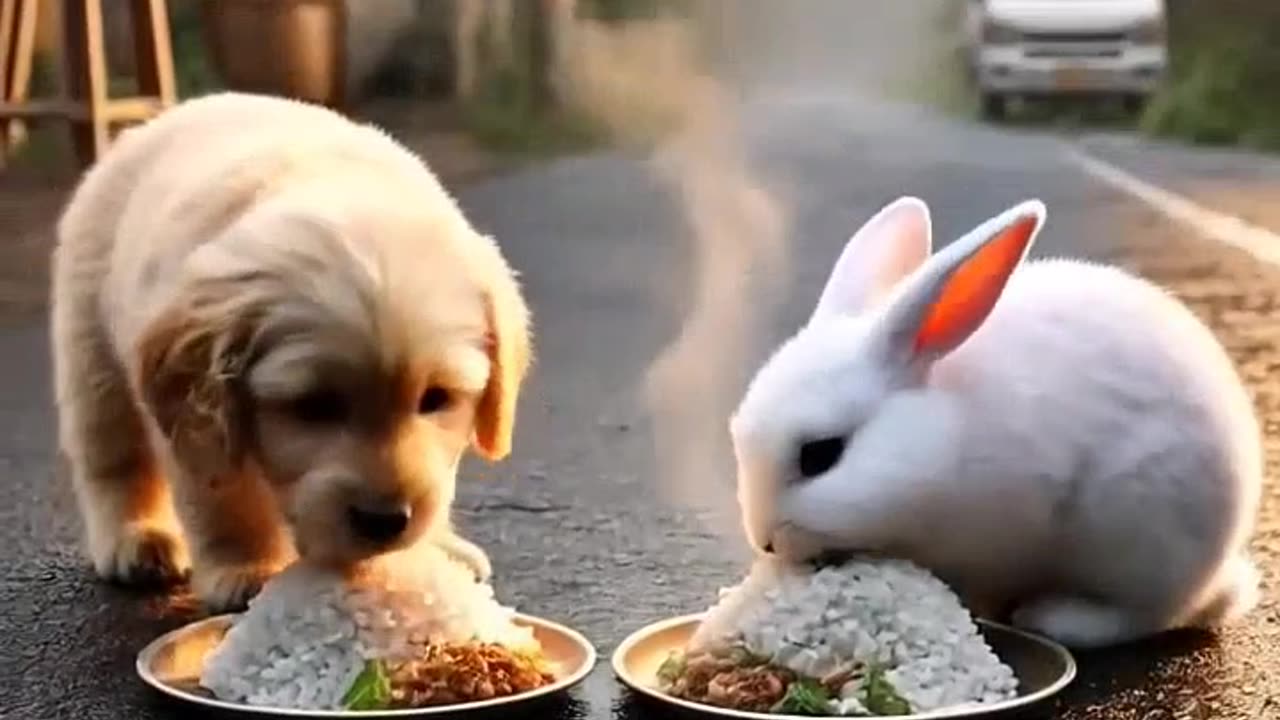 Rabbit and Dog