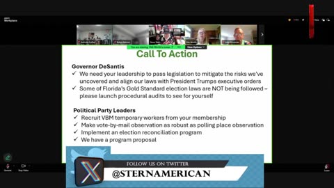 Live on QNP | Cross-Stream: SternAmerican Election Integrity in Action Call | 9-18-25