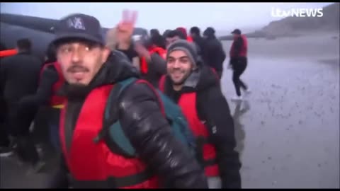 Illegal migrant breaking into UK