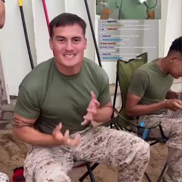 How soldiers hype each other up