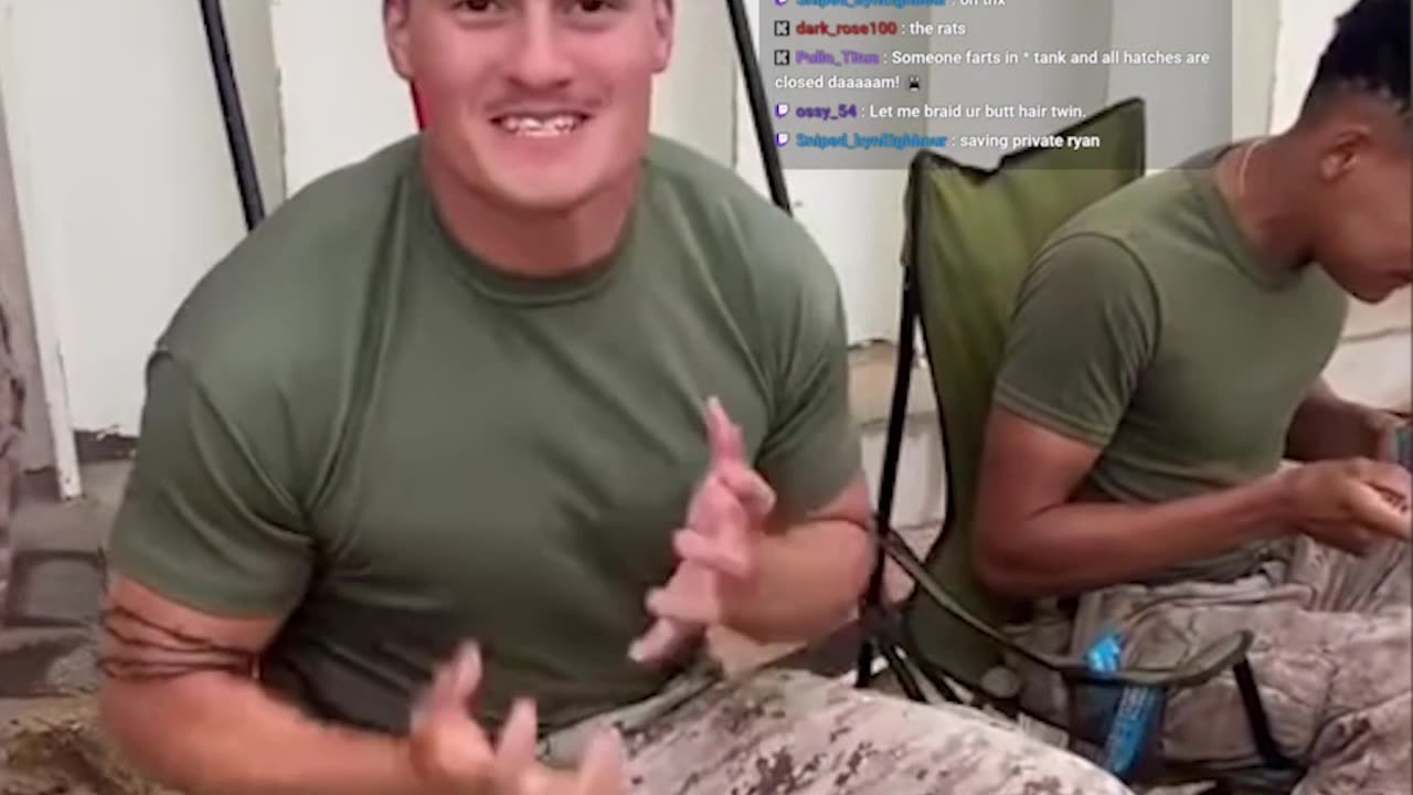 How soldiers hype each other up