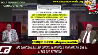 LA NO FISCALIZACIÓN DE APCI A IDL DE GORRITI SÍ ES UN PROBLEMA GRAVE PARA EL PAÍS
