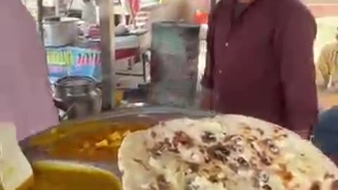 मात्र 30 रुपए मैं special थाली 😋 #streetfood #food #meerut