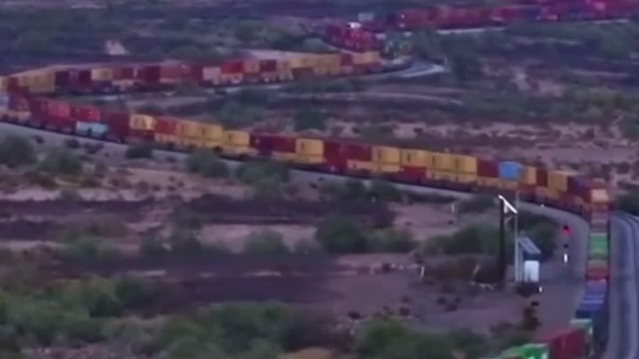 The Longest Train You'll Ever See! 🚂 Endless Cargo in Motion