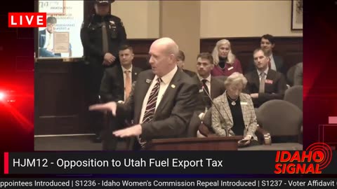 Speaker Moyle trying to stop Utah from taxing Idaho gasoline