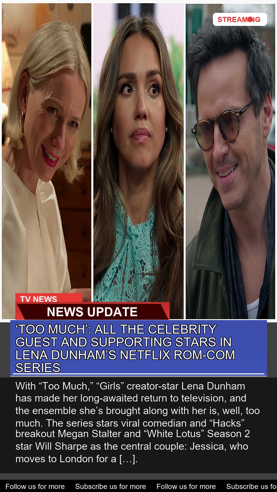 Too Much All the Celebrity Guest and Supporting